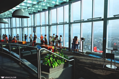 the observation deck at 77th floor